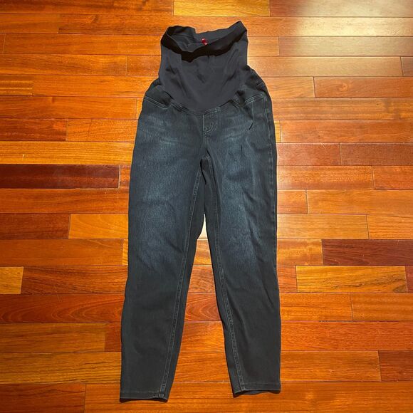 Spanx Maternity Mama Jeans-ish Jeans XL Dark Wash Skinny - Picture 7 of 10